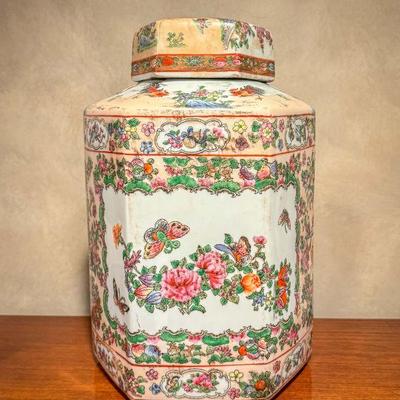 Large Hand Painted Porcelain
