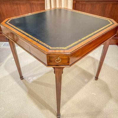 Card table with exquisite inlay