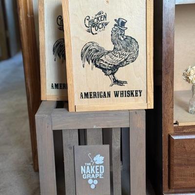Whiskey boxes