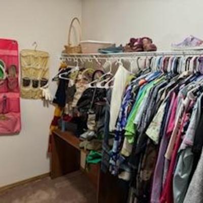clothes, shoes, handbags, and accessories