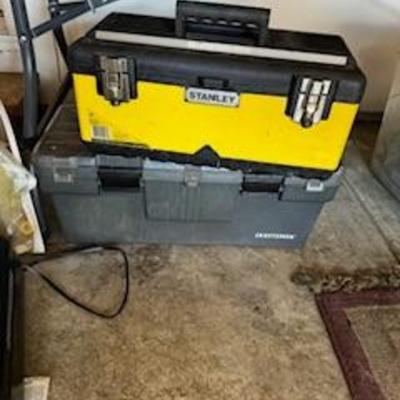 two tool boxes