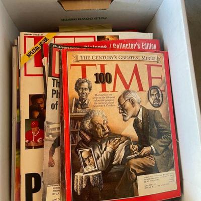 old Life & Time magazines..

