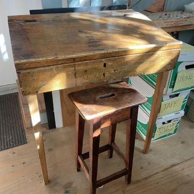 Drafting table, turn of the century beautiful, functional solid wood! 