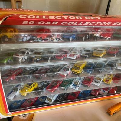 50 CARS IN THEIR ORIGINAL BOX SEALED!!! 1970'S OR 80'S!
