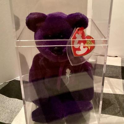 Princess Di Bear with display case