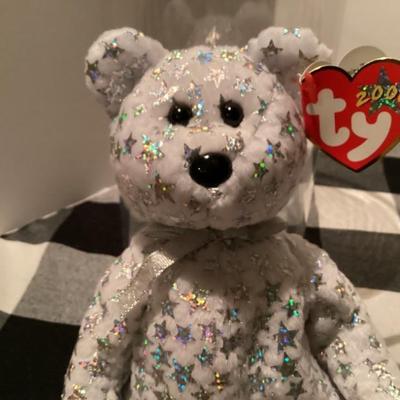 The Beginning Bear with display case