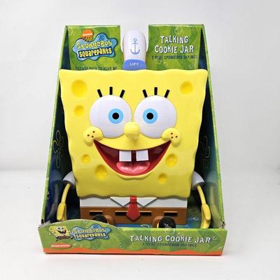 Sponge Bob Talking Cookie Jar - New in Box