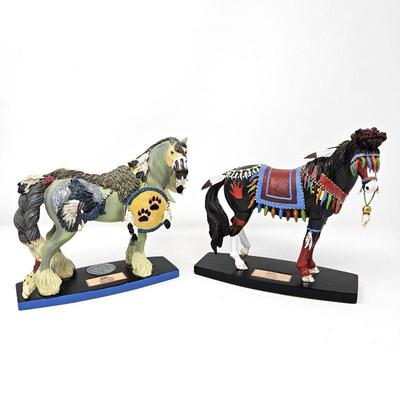 Set of Two Westland Trail of Painted Ponies 