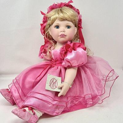 Large Marie Osmond Doll- Limited Edition â€œFriendshipâ€ from the Coming Up Pink Roses Collection