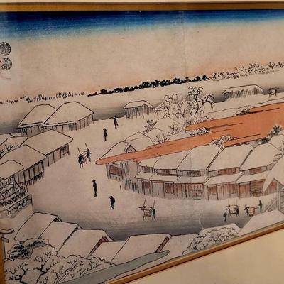 Hishoge woodblock print
