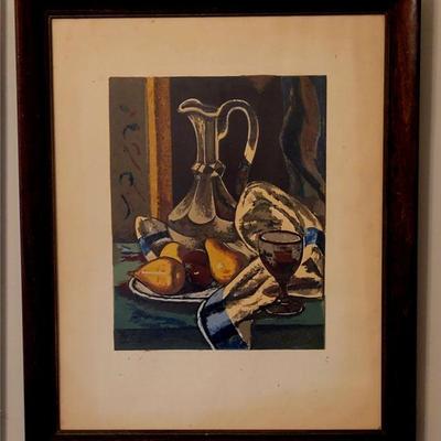 Henry Mcfee signed lithograph