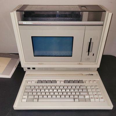 Hewlett Parkard Integral Personal Computer. First portable computer ever made. Came with built in printer! All in mint condition...never...