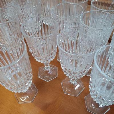 Crystal Goblets Pair Fostoria Heritage