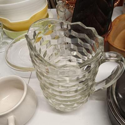 Vintage Colony/Indiana Glass Whitehall Cubist Pitcher