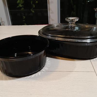 French Black Corning Ware