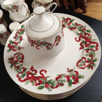 Christmas Ribbon Design Replacement Plates