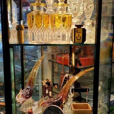Perfume bottles and art glass