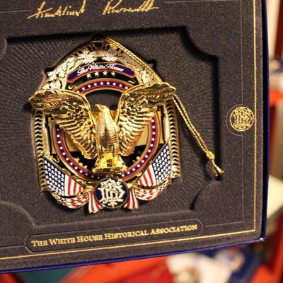 White House Christmas ornaments 