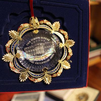 White House Christmas ornaments 