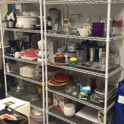 Pantry items, decorations