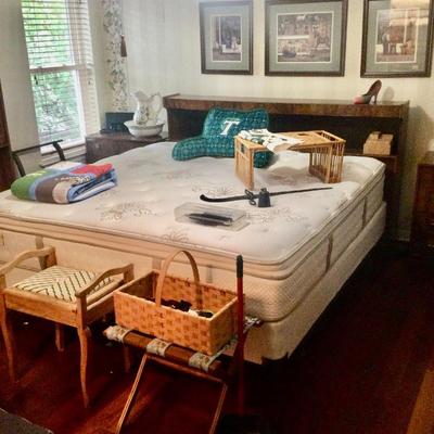 King bed mid century modern