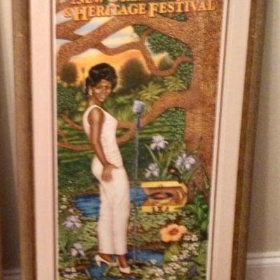 2007 Jazz fest poster, Irma Thomas
