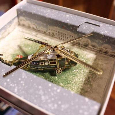White House Christmas ornaments 