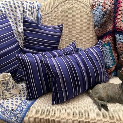 CRATE AND BARREL PILLOWS