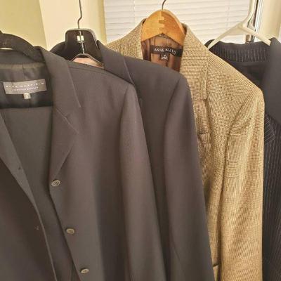 (4) Coats With (4) Pant feat. Garfield & Marks
Four various suit jackets with four variety of slacks. 
