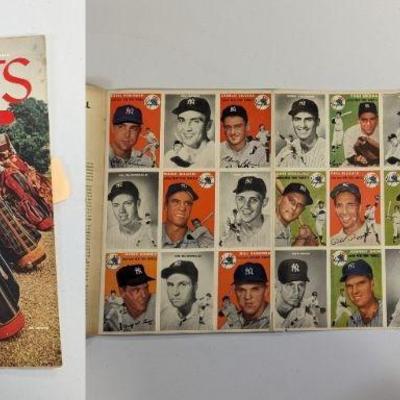 1954 2nd Sports Illustrated W/ Cards Mantle DAMAGE