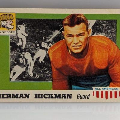 1955 Topps All American #1 Herman Hickman Guard