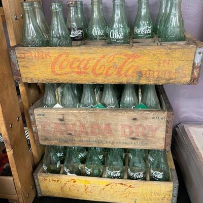 Coke Cases w/bottles