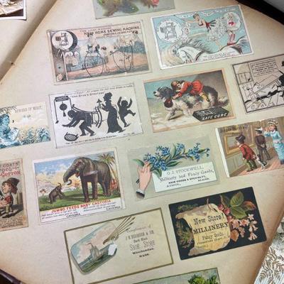 Victorian Trade Cards Scrapbook