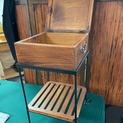 Wood Box on stand