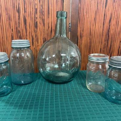 Demijohn, Zinc capped Jars
