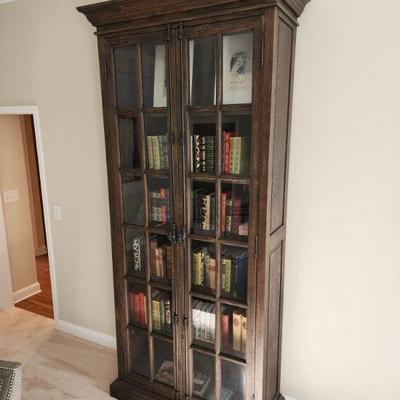 beautiful locking Grand book case!