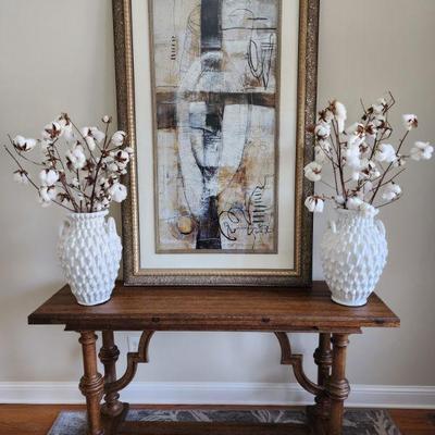 Stanley furniture Co Flip-top console.  Beautiful piece for an entry table.