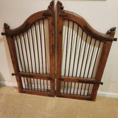 very heavy antique furniture doors. Really cool find!