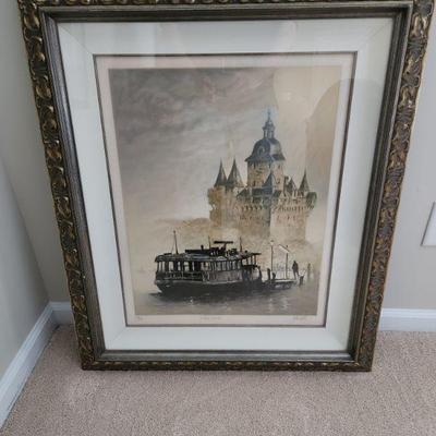 John Kelly "Rhine River" signed piece, 249/300