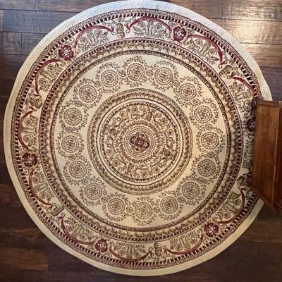 Turkish round rug (5'3