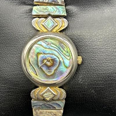 Lucoral Womenâ€™s Watch with Opal Band