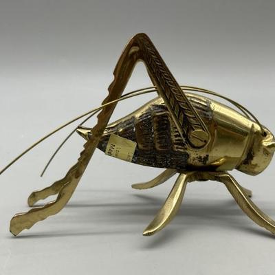 Vintage Brass Plated Cricket, From India