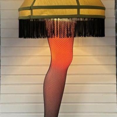 Vintage Leg Lamp from the Christmas Story Movie
