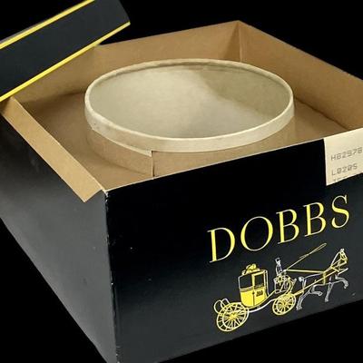 #88 â€¢ Vintage Dobbs & Co Black Hat Box
