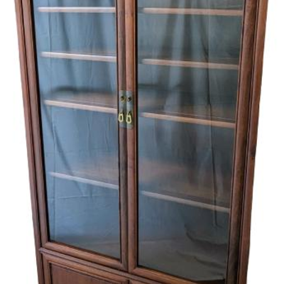 #62 â€¢ Ming Dynasty Style Hardwood Curio Cabinet
