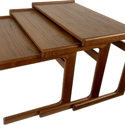 #40 â€¢ Salin Nyborg Style Danish Teak Nesting Tables
