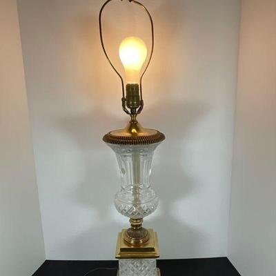 Westwood Paterson (Austria) Cut Crystal Lamp