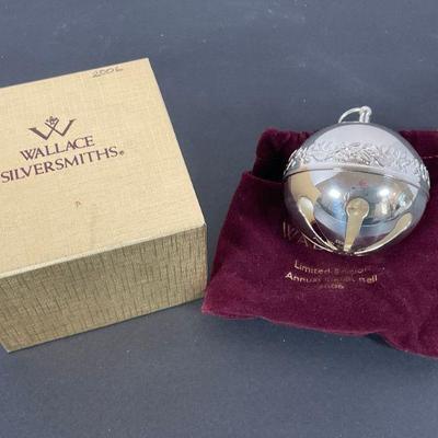 2006 wallace silver bell ornament