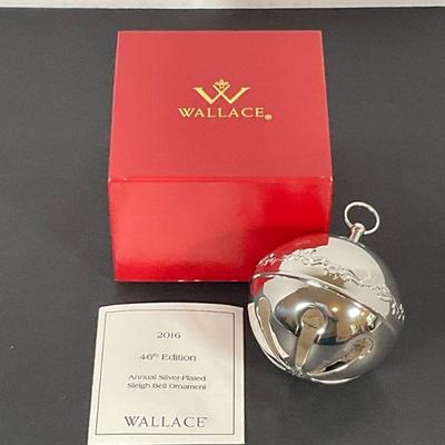 Wallace 2016 Silver Bell Ornament
