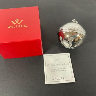 2015 wallace silver bell ornament